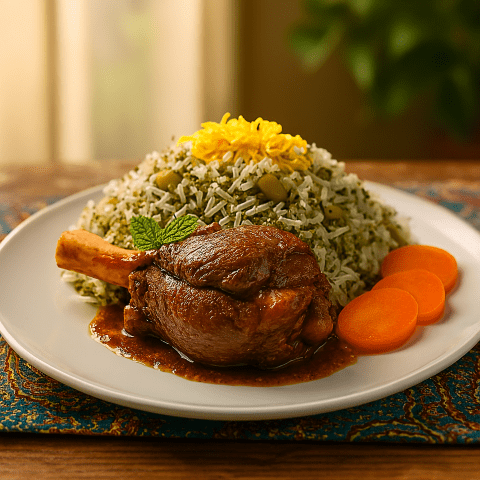 چلو گوشت ارباب